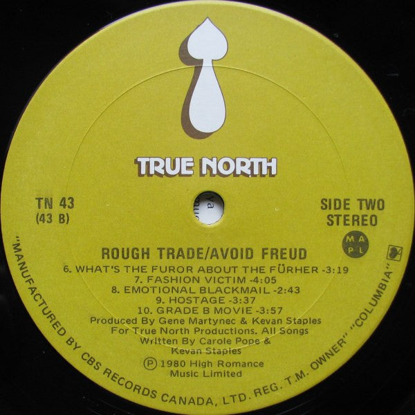 Rough Trade – Avoid Freud - Used vinyl