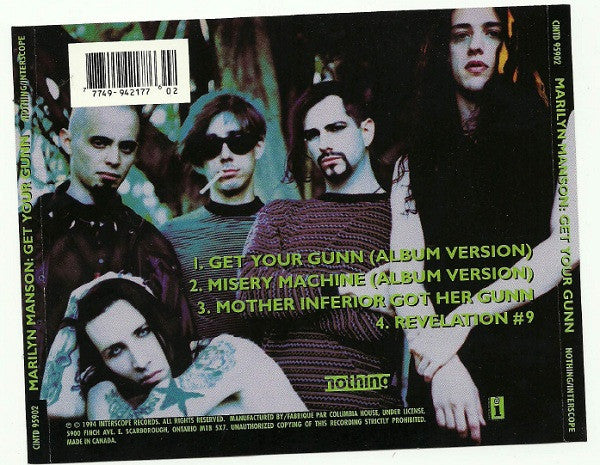Marilyn Manson – Get Your Gunn - Used CD