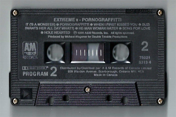 Extreme (2) – Extreme II : Pornograffitti (Used cassette)