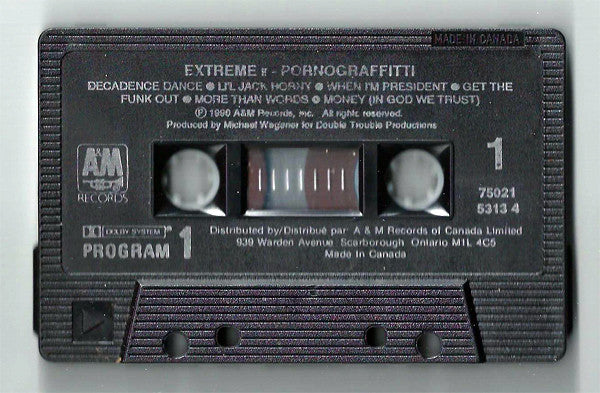 Extreme (2) – Extreme II : Pornograffitti (Used cassette)