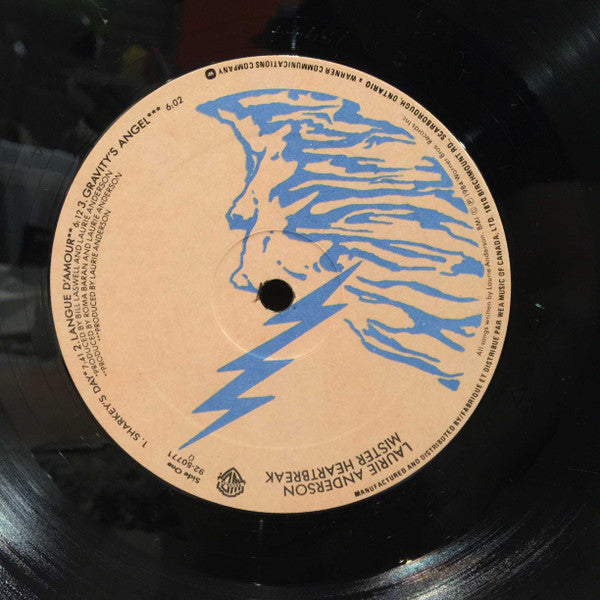 Laurie Anderson – Mister Heartbreak (Used vinyl)
