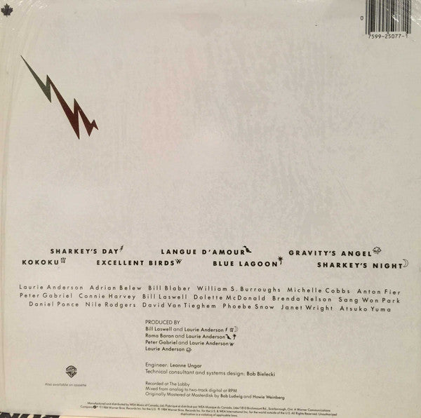 Laurie Anderson – Mister Heartbreak (Used vinyl)