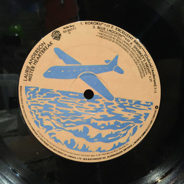 Laurie Anderson – Mister Heartbreak (Used vinyl)
