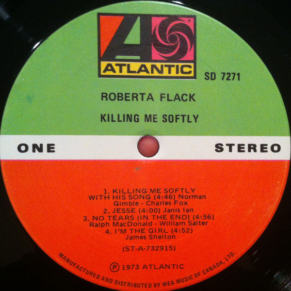 Roberta Flack – Killing Me Softly (Used vinyl)