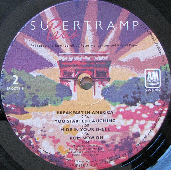 Supertramp – Paris (Used vinyl)