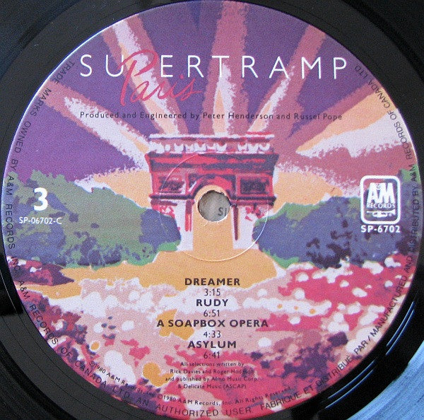 Supertramp – Paris (Used vinyl)