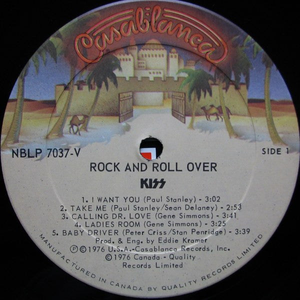 Kiss – Rock And Roll Over (Used vinyl)