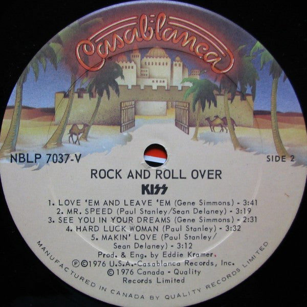 Kiss – Rock And Roll Over (Used vinyl)
