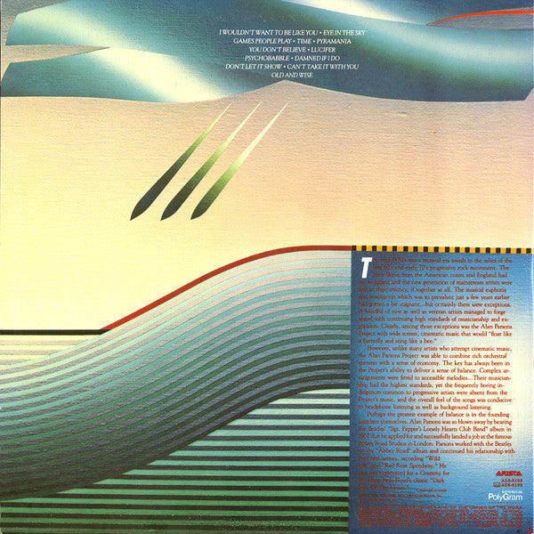The Alan Parsons Project – The Best Of The Alan Parsons Project - Used vinyl
