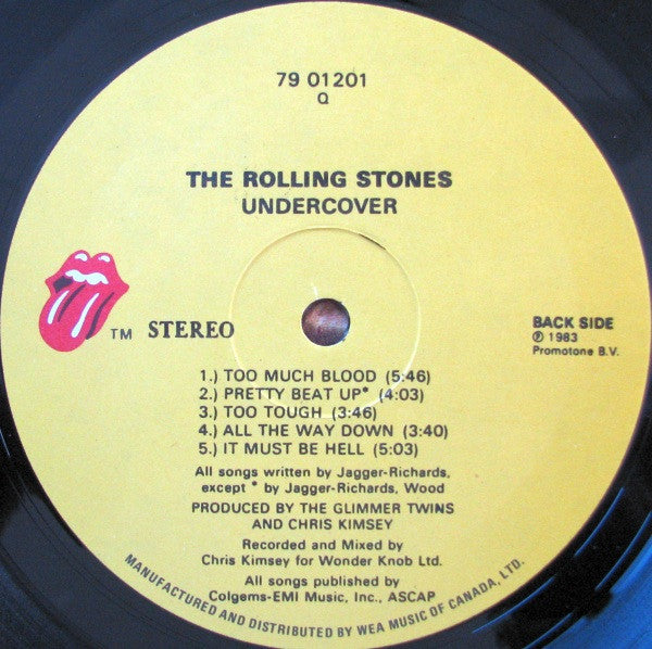 The Rolling Stones – Undercover (Used vinyl)