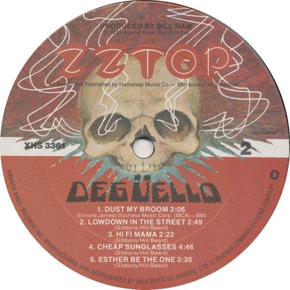 ZZ Top – Degüello (Used vinyl)