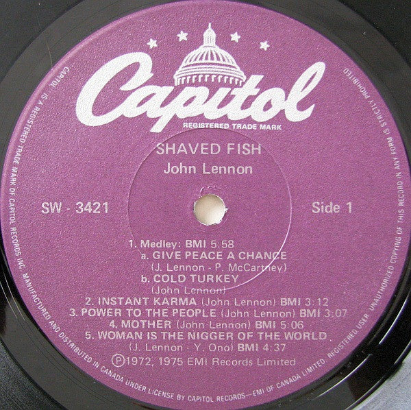 Lennon / Plastic Ono Band – Shaved Fish (Used vinyl)