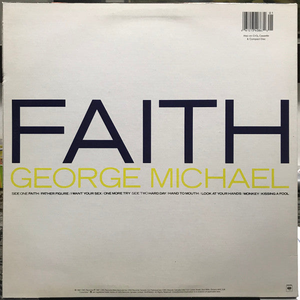 George Michael – Faith (Used vinyl)