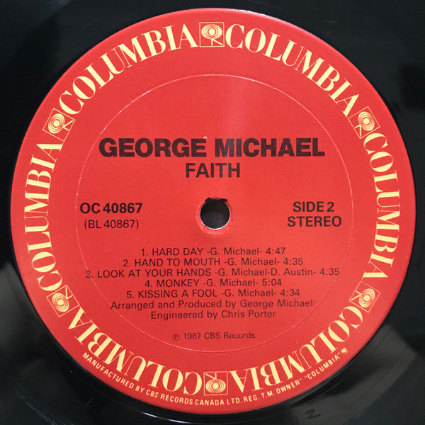 George Michael – Faith (Used vinyl)