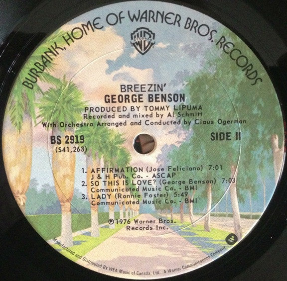 George Benson – Breezin' (Used vinyl)