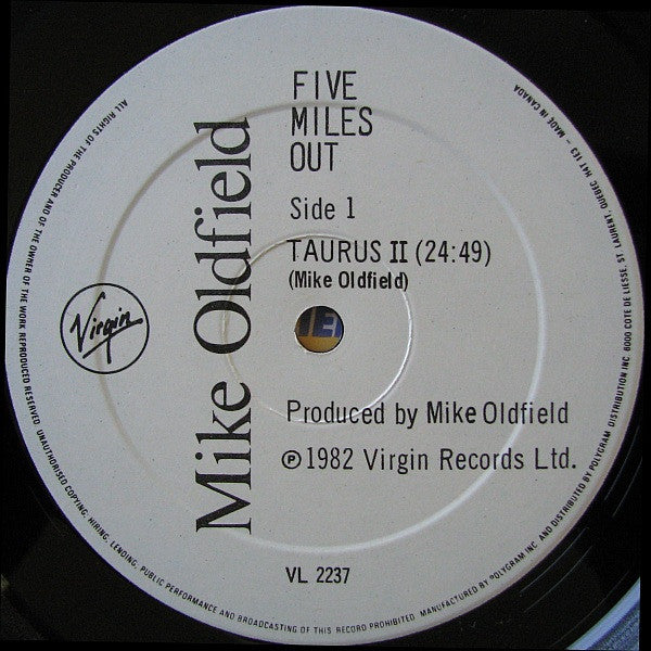 Mike Oldfield – Five Miles Out (Used vinyl)