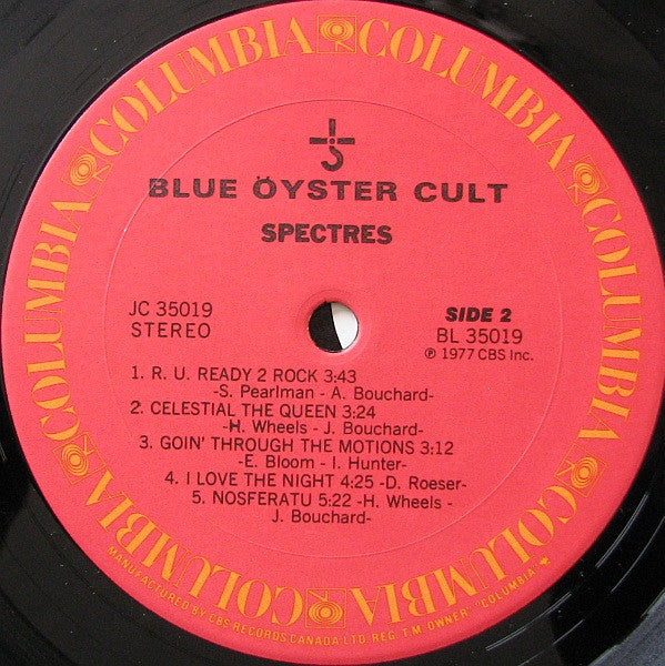 Blue Öyster Cult – Spectres (Used vinyl)