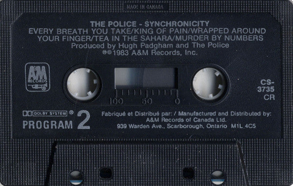 The Police – Synchronicity (Used cassette)
