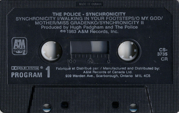The Police – Synchronicity (Used cassette)