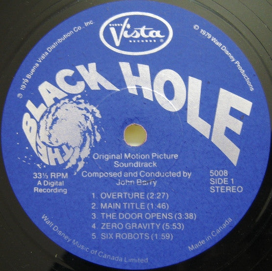 John Barry – The Black Hole (Original Motion Picture Soundtrack) (Used vinyl)