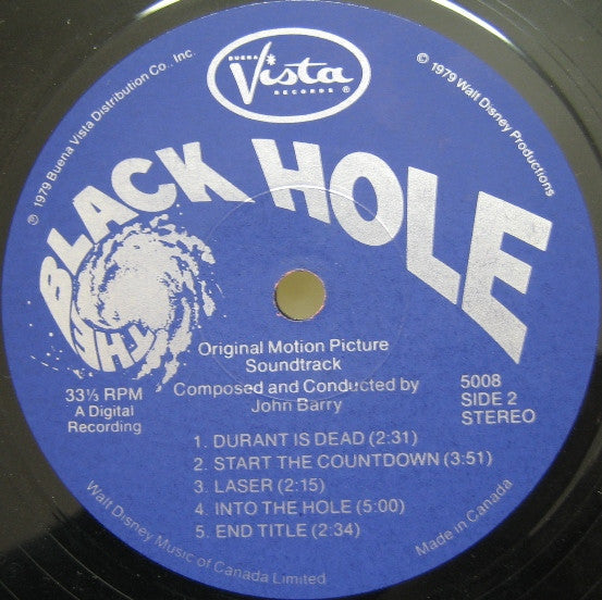 John Barry – The Black Hole (Original Motion Picture Soundtrack) (Used vinyl)