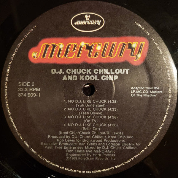 D.J. Chuck Chillout & Kool Chip – I'm Large (Used vinyl)