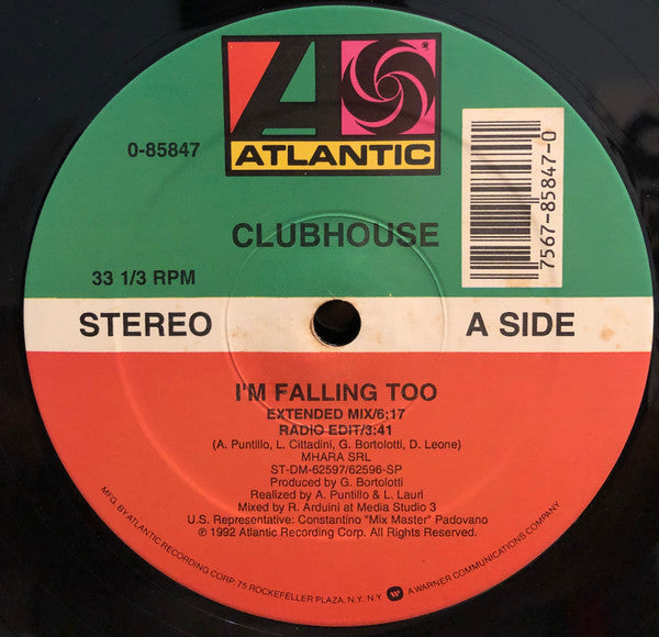 ClubHouse – I'm Falling Too (Used vinyl)