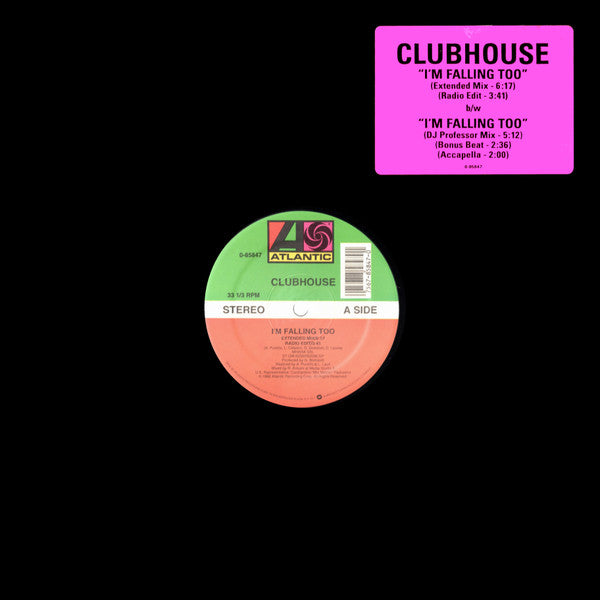 ClubHouse – I'm Falling Too (Used vinyl)