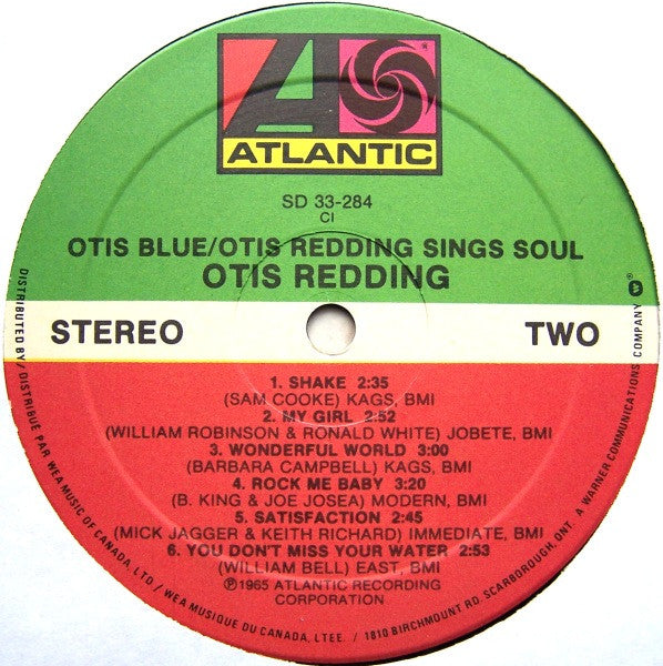 Otis Redding – Otis Blue / Otis Redding Sings Soul (Used vinyl)