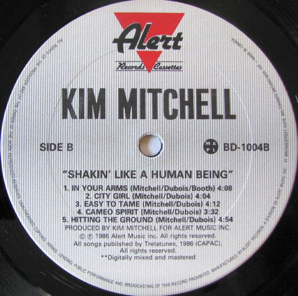 Kim Mitchell – Shakin' Like A Human Being (Used vinyl)