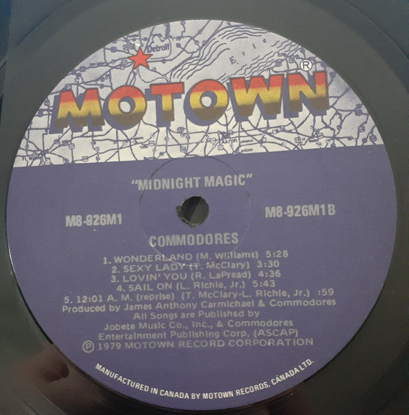 Commodores – Midnight Magic (Used vinyl)
