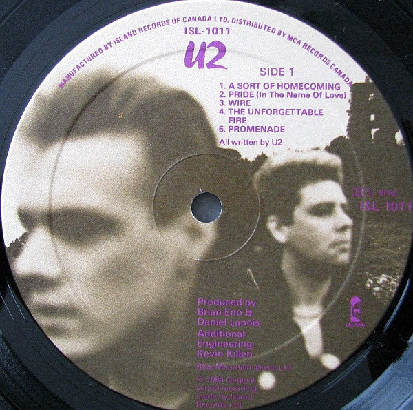 U2 – The Unforgettable Fire (Used vinyl)