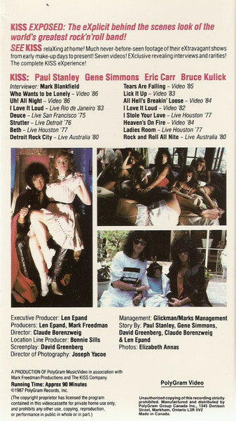 Kiss – Exposed (Used VHS)