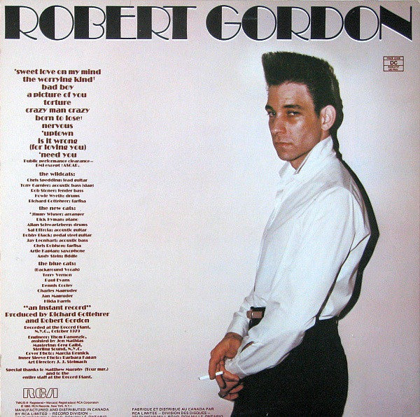 Robert Gordon – Bad Boy (Used vinyl)
