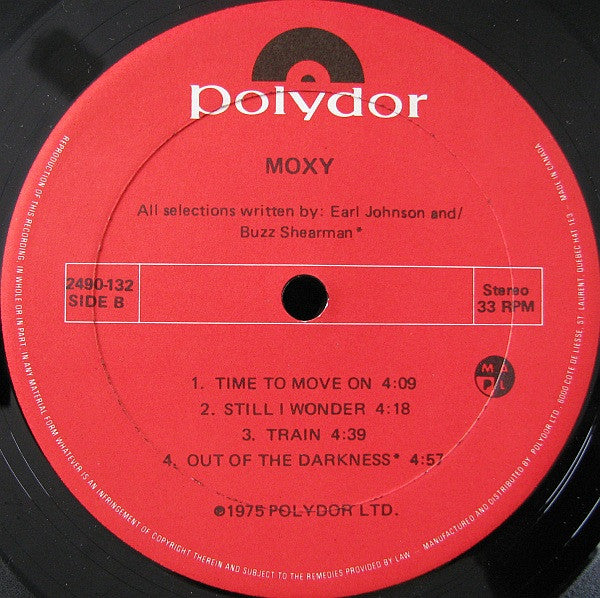 Moxy (2) – Moxy - Used vinyl