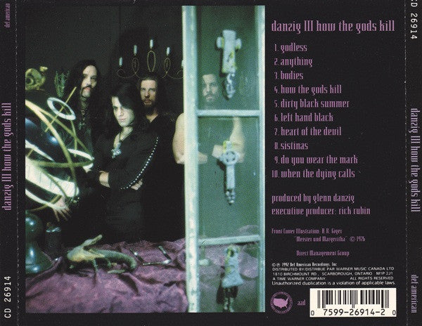 Danzig – Danzig III: How The Gods Kill - Used CD