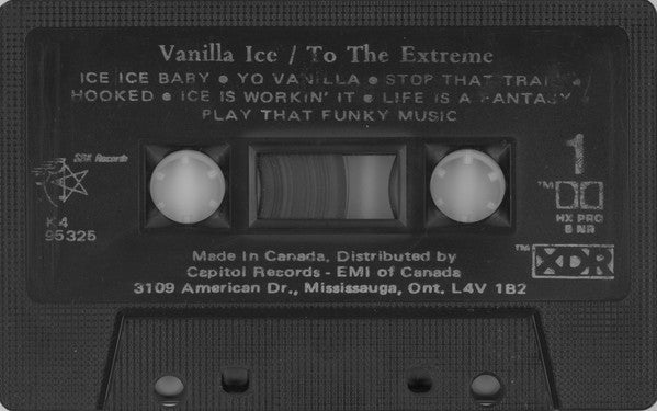 Vanilla Ice – To The Extreme (Used cassette)