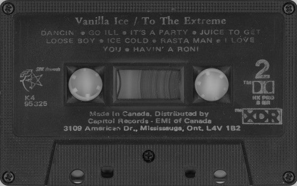 Vanilla Ice – To The Extreme (Used cassette)