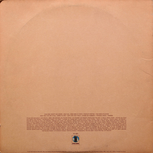 Joni Mitchell – Court And Spark (Used vinyl)