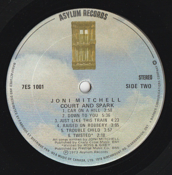 Joni Mitchell – Court And Spark (Used vinyl)