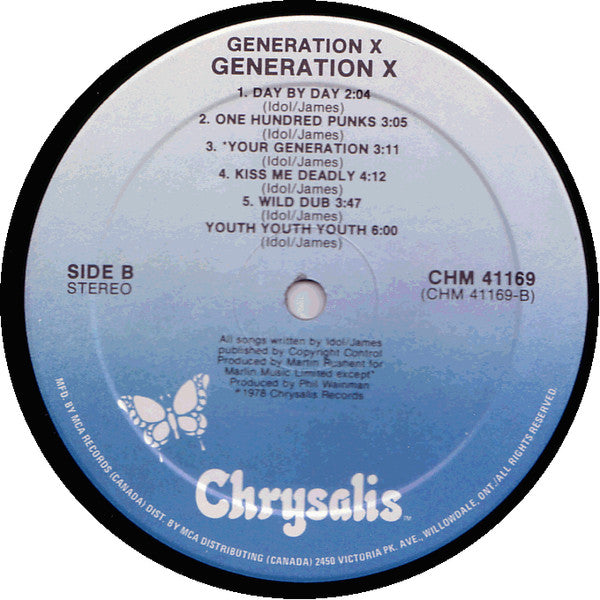 Generation X – Generation X (Used vinyl)