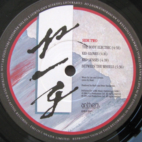 Rush – Grace Under Pressure (Used vinyl)
