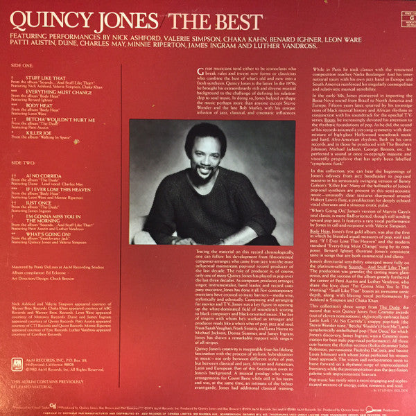 Quincy Jones – The Best (Used vinyl)