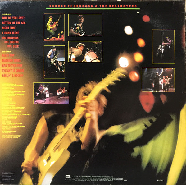 George Thorogood & The Destroyers – Live (Used vinyl)