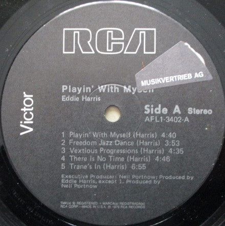 Eddie Harris – Playin' With Myself (Used vinyl)
