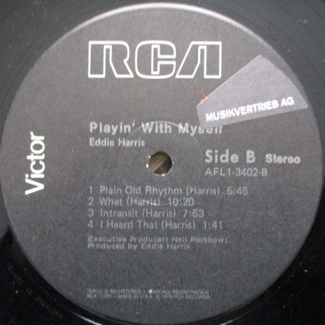 Eddie Harris – Playin' With Myself (Used vinyl)