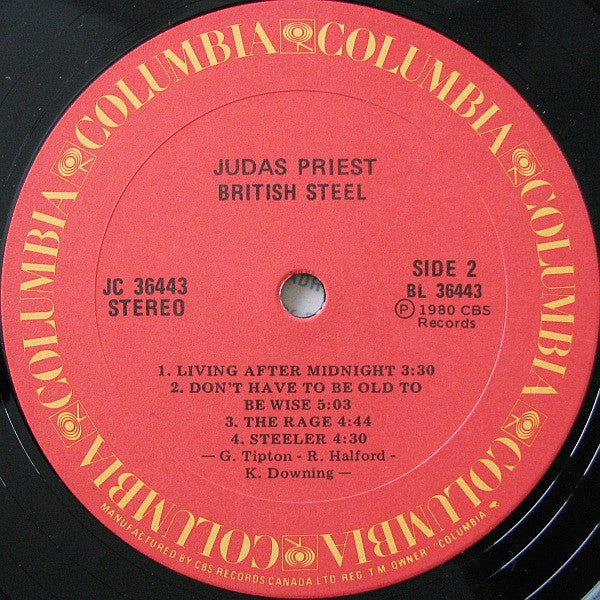 Judas Priest – British Steel (Used vinyl)