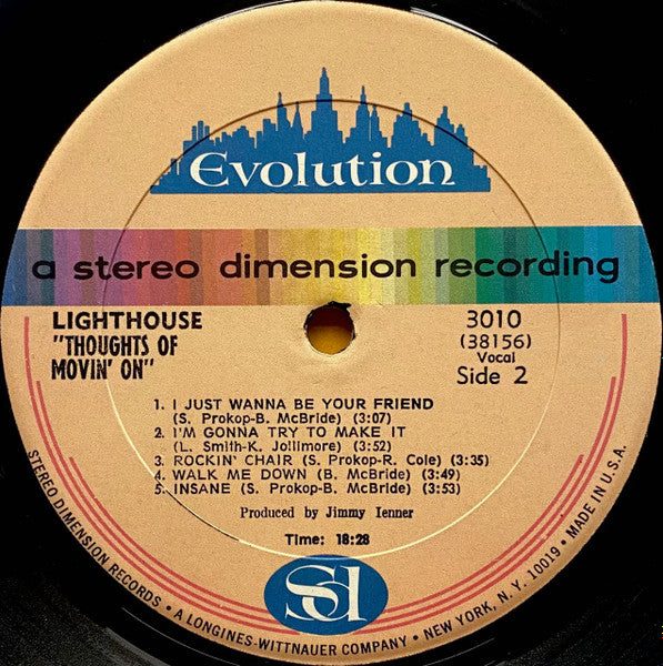 Lighthouse (2) – Thoughts Of Movin' On (used vinyl)