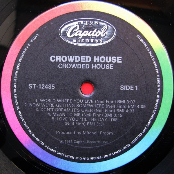 Crowded House – Crowded House (Used vinyl)