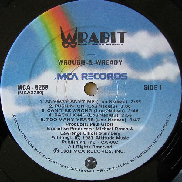 Wrabit – Wrough & Wready (Used vinyl)